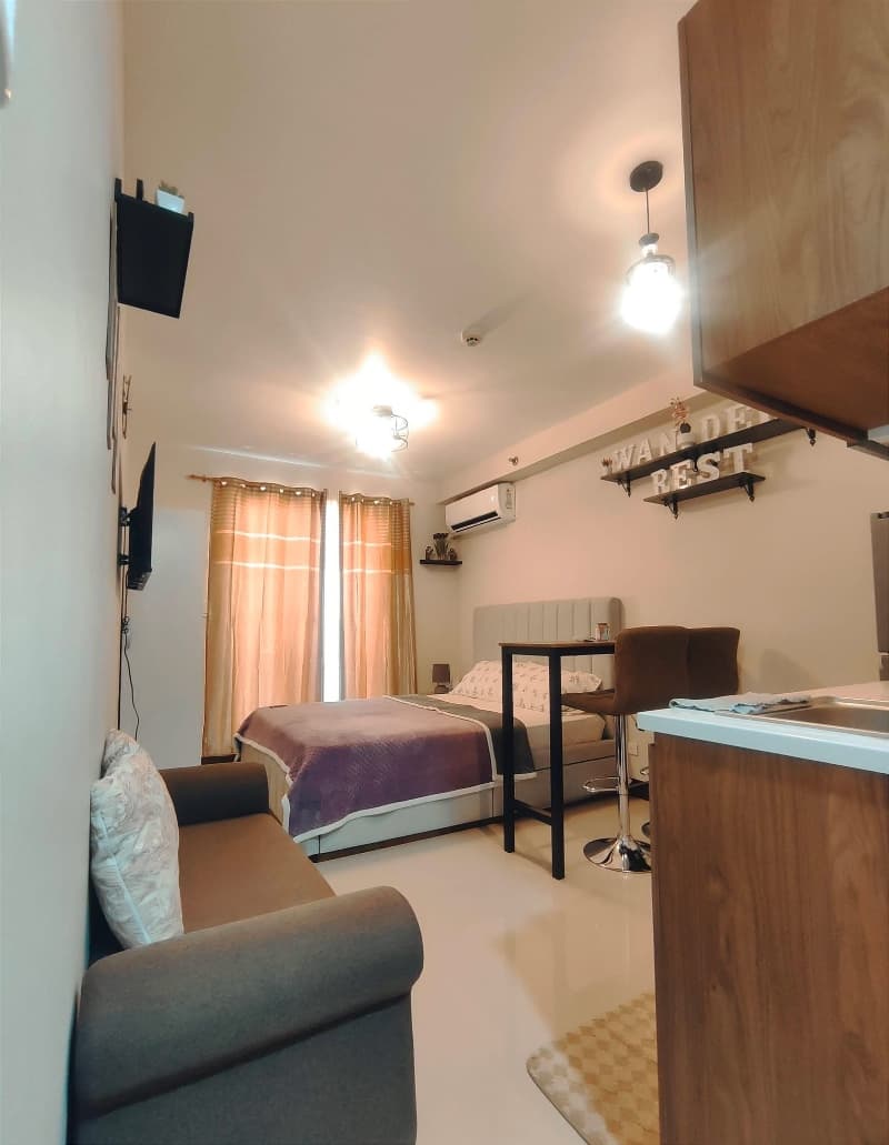 Saekyung Condo Studio with Balcony for Rent in Marigondon, Lapu-Lapu City