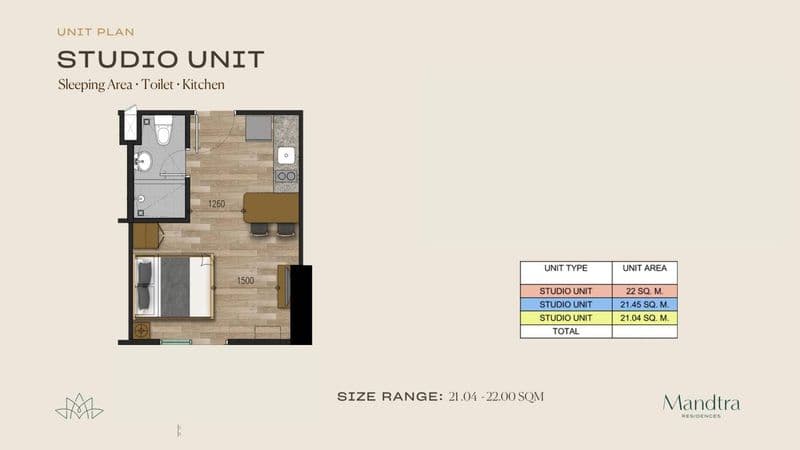 Studio (22 sqm)