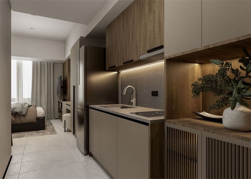 Studio with Balcony (28 sqm)